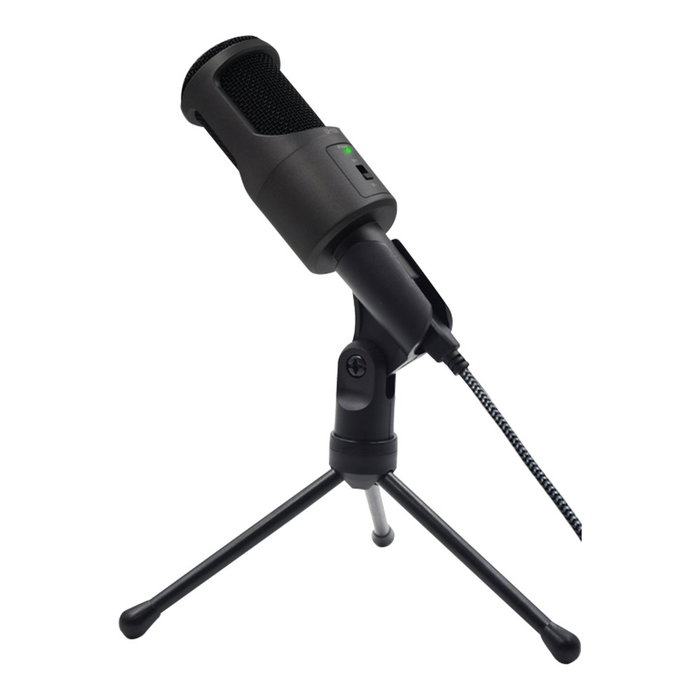 Woxter Mic Studio 50 Micrófono de estudio Negro con Trípode